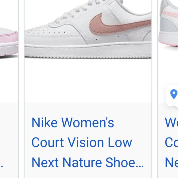 Womens 11 or mens 9 nike court vision low sneakers soft pink - Picture 3 of 3
